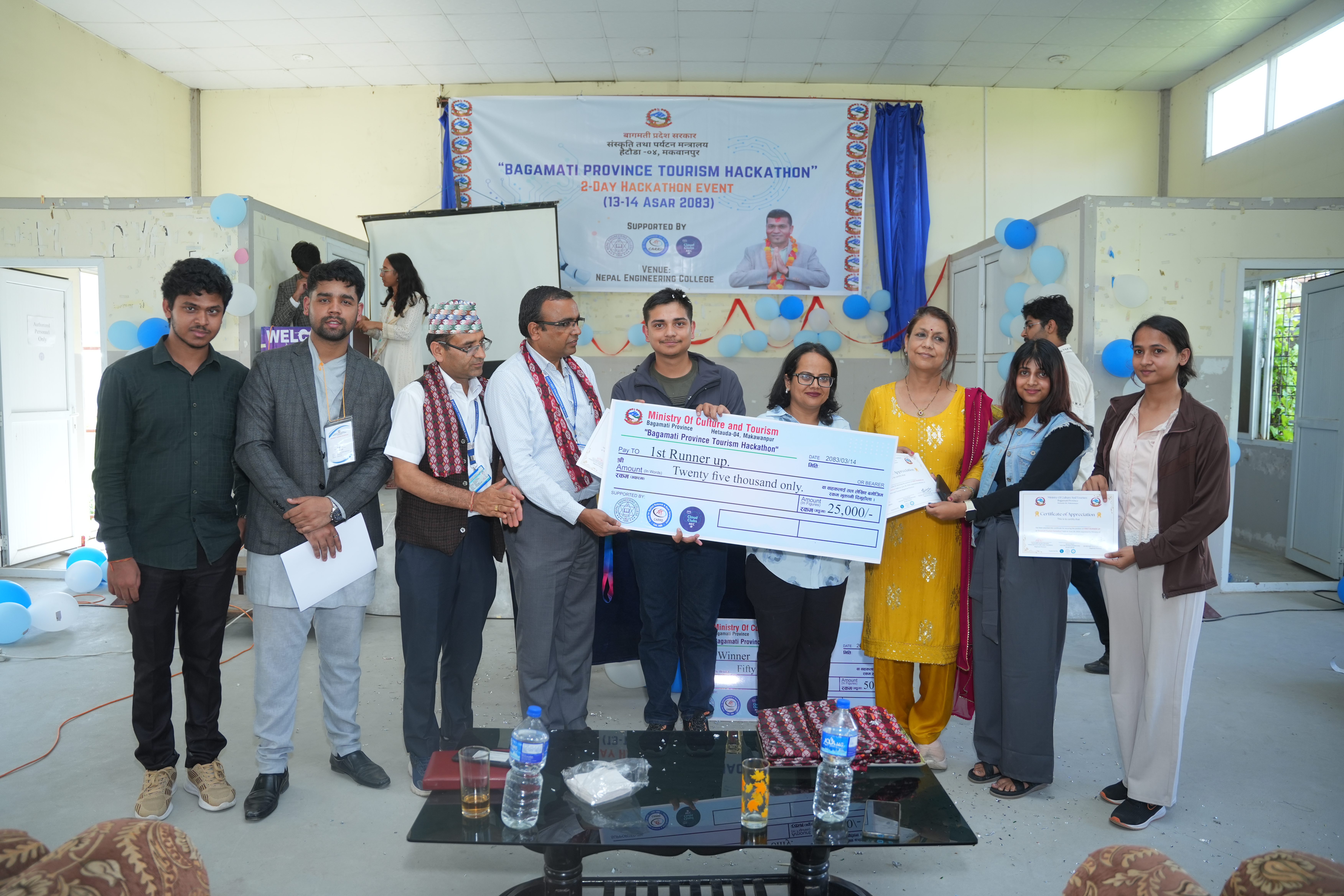 1st Runner Up — Bagmati Province Tourism Hackathon 2026